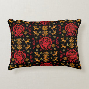 Mexican Aztec Art Home Decor Decorative Cushion