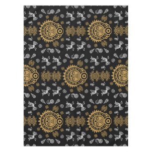 Mexican Aztec Art Home Decor Tablecloth