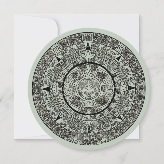 Mexican Aztec Sun Stone Mayan Calendar 1 (Front)