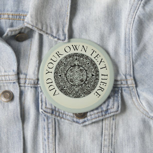 Mexican Aztec Sun Stone Mayan Calendar 1 10 Cm Round Badge