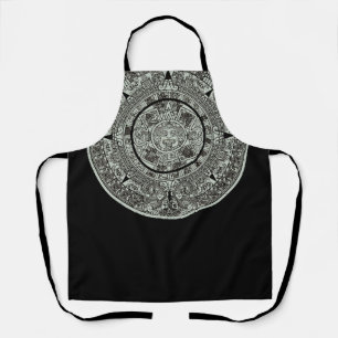 Mexican Aztec Sun Stone Mayan Calendar 1 Apron