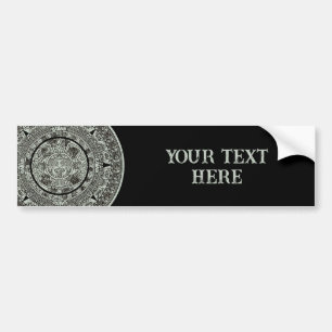 Mexican Aztec Sun Stone Mayan Calendar 1 Bumper Sticker