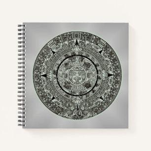 Mexican Aztec Sun Stone Mayan Calendar 1 Notebook