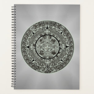 Mexican Aztec Sun Stone Mayan Calendar 1 Planner