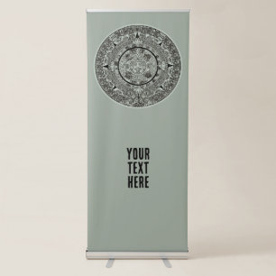 Mexican Aztec Sun Stone Mayan Calendar 1 Retractable Banner