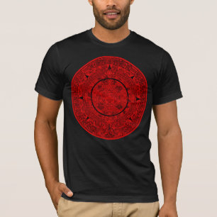 Mexican Aztec Sun Stone Mayan Calendar 2 T-Shirt
