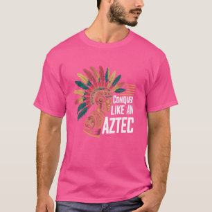 Mexican Aztec Warrior Aztec Culture Mayan Indigeno T-Shirt