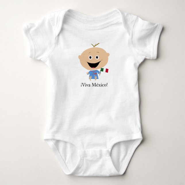 Mexican baby boy - bodysuit (Front)