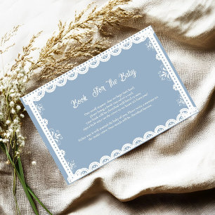 Mexican Baby shower game book for baby request Enclosure Card