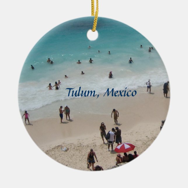 Mexican Beach Ornament (Front)