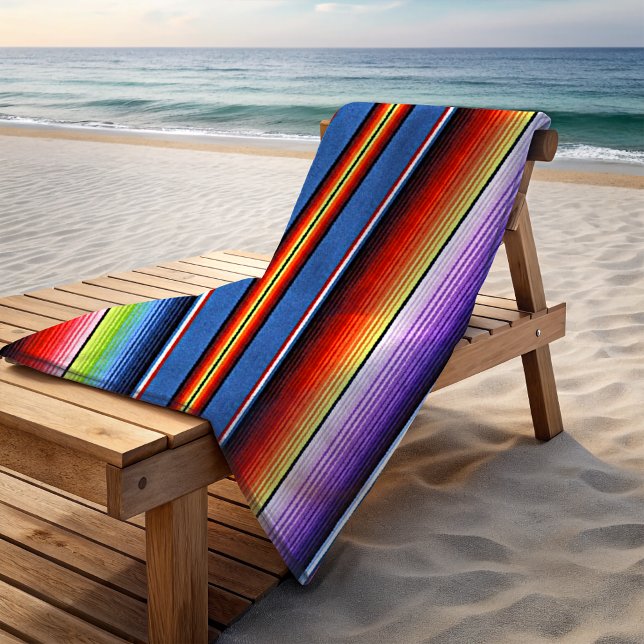 Mexican Blanket Stripes Colourful Rainbow Spanish (Creator Uploaded)