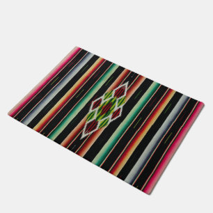 Mexican Blanket Traditional Spanish Fiesta Serape Doormat