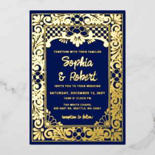 Mexican Blue Talavera Wedding