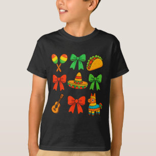 Mexican bow coquette cinco de mayo  T-Shirt