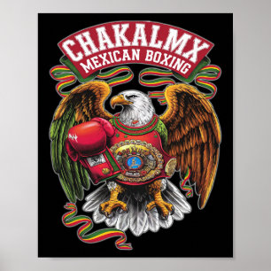 Mexican Boxing Eagle - Boxeo Mexicano Poster