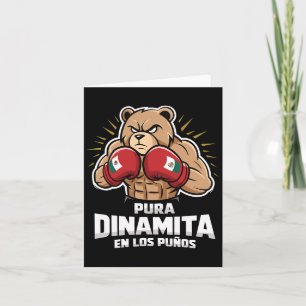 Mexican Boxing For Boys Mexico Pura Dinamita En Lo Card