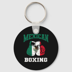 Mexican Boxing Gloves Mexico Pride Patriotic Mens Key Ring