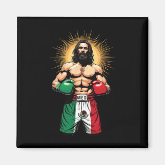 Mexican Boxing Jesus Christ Mex Boxing Shorts  Magnet