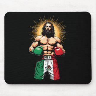 Mexican Boxing Jesus Christ Mex Boxing Shorts  Mouse Mat
