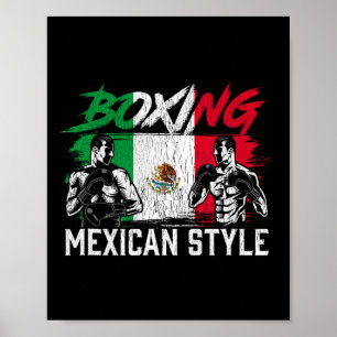 Mexican Boxing Sports Fight Coach Boxer Poster