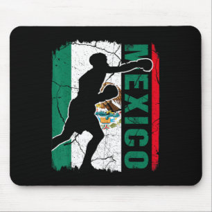 Mexican Boxing Team Mexico Flag Boxing Gloves Mouse Mat