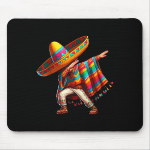 Mexican Boy Dabbing Poncho Cinco De Mayo _1 Mouse Mat