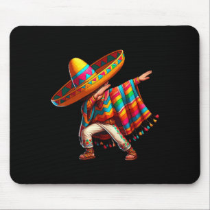 Mexican Boy Dabbing Poncho Cinco De Mayo 3 Mouse Mat