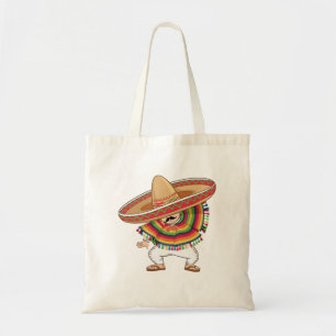 Mexican Boy Dabbing Poncho Cinco de Mayo Tote Bag