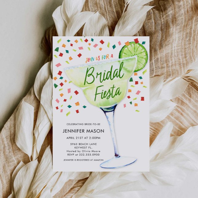 Mexican Bridal Fiesta Shower Invitation (Creator Uploaded)