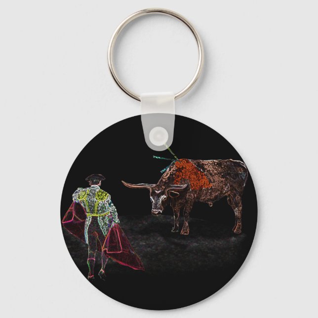 Mexican Bullfighter Matador Key Ring (Front)