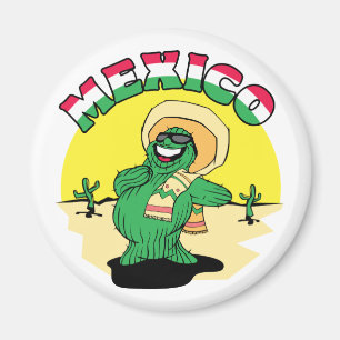 Mexican Cactus Magnet