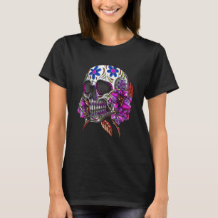 Mexican Calavera Dia De Los Muertos T-Shirt