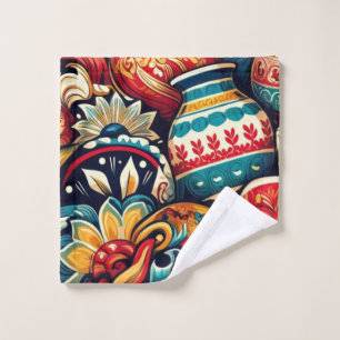 Mexican Cantaro  Bath Towel Set