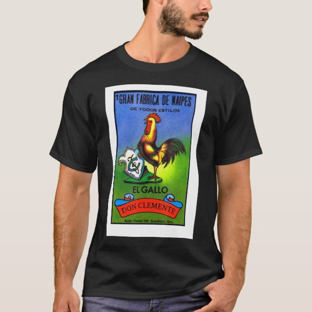 Mexican Card Game  Mexican Culture Mexican T-Shirt (Front)
