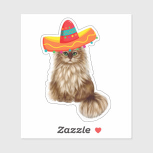 Mexican Cat Sticker