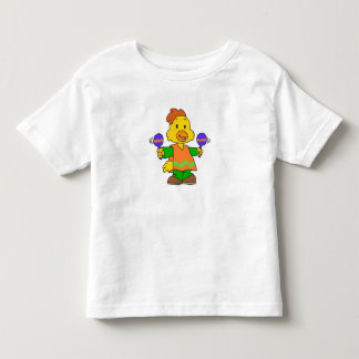 Mexican Chick cartoon | Choose background colour Toddler T-Shirt