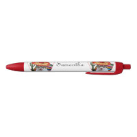 Mexican Chihuahua dog Red personalised pen