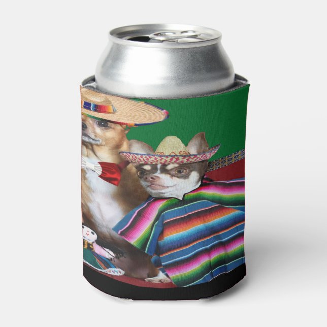 Mexican Chihuahuas dog can cooler (Can Front)
