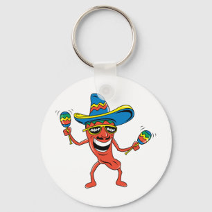 Mexican Chili Pepper Key Ring
