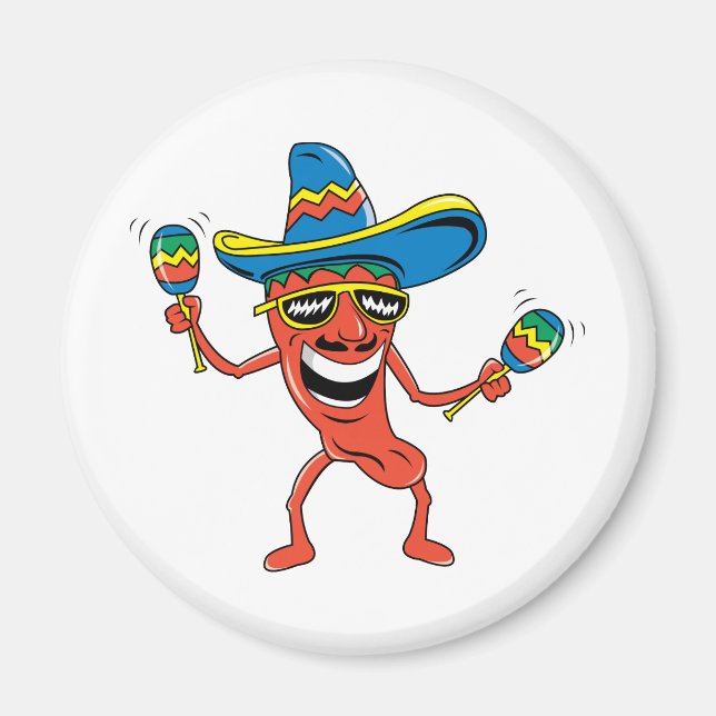 Mexican Chilli Pepper Magnet (Front)