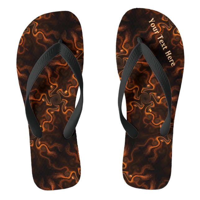 Mexican Chocolate Flip Flops (Footbed)