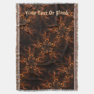 Mexican Chocolate Throw Blanket