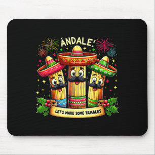Mexican Christmas Tamale Ándale Let’s Make Some Ta Mouse Mat