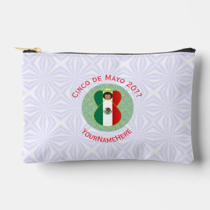 Mexican Cinco de Mayo Angel Personalised Small Accessory Pouch