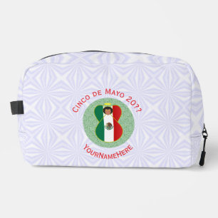 Mexican Cinco de Mayo Angel Personalized  Dopp Kit