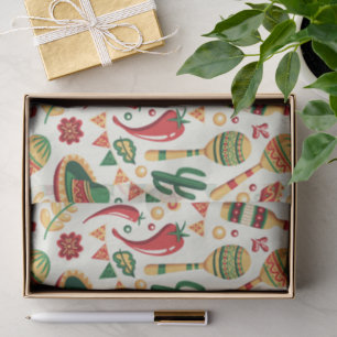 Mexican Cinco De Mayo Pattern Tissue Paper