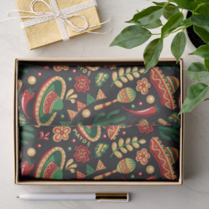 Mexican Cinco De Mayo Pattern Tissue Paper