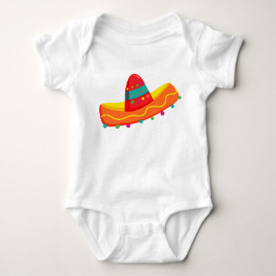 Mexican  Cinco de Mayo Sombrero Baby's t-shirt Baby Bodysuit