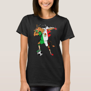 Mexican City Camel Mexico Flag Soccer Football Pla T-Shirt