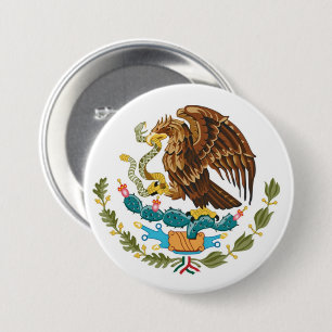 Mexican coat of arms button
